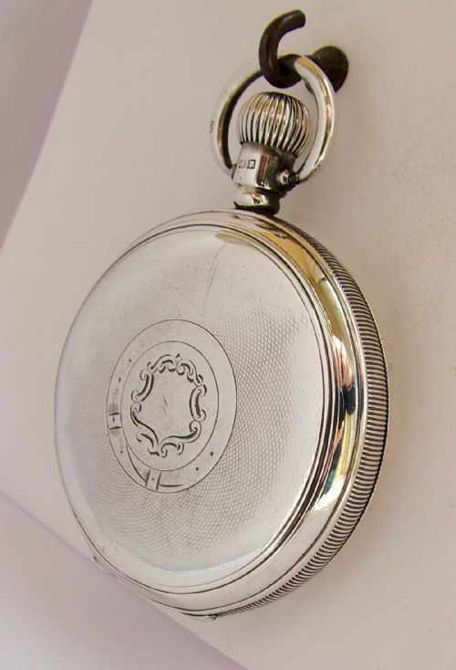 fig 1. A 1920s silver Waltham Traveler full hunter pocket watch