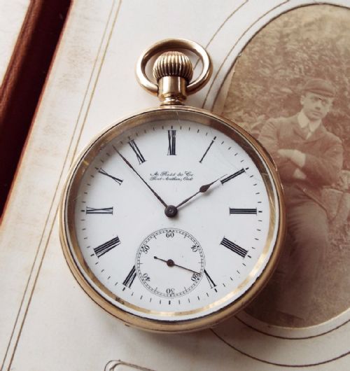 Antique Longines Private Label Pocket Watch, 1904