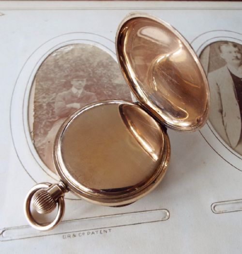 fig 2. Antique Longines private label pocket watch, 1904