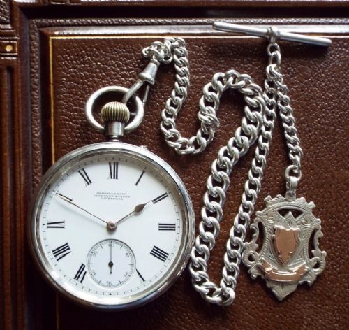 Rotherhams Silver Pocket Watch for Russells, 1896
