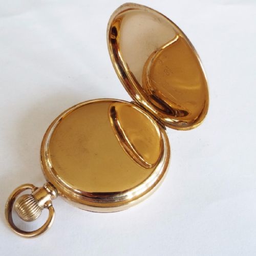 fig 2. An antique Thomas Russell full hunter pocket watch