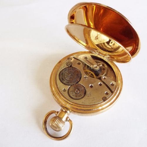 fig 3. An antique Thomas Russell full hunter pocket watch