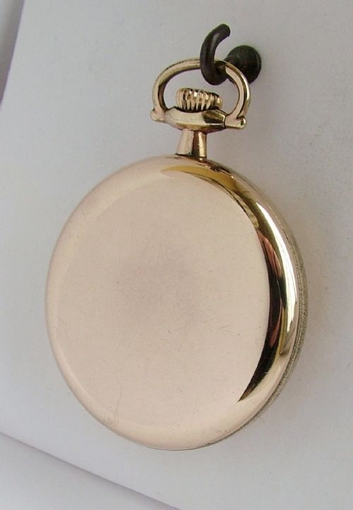fig 1. Antique 1902 Waltham Traveler pocket watch.