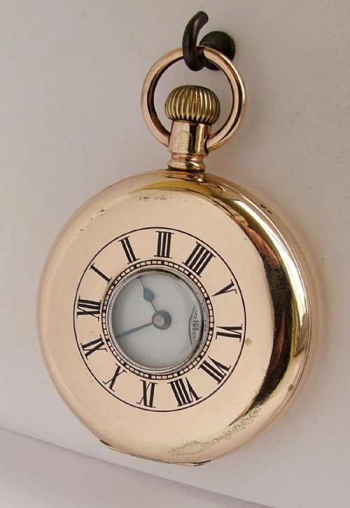 Antique 1902 Waltham Riverside Half Hunter Pocket Watch.