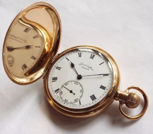 1930s Bravingtons Renown Full Hunter Pocket Watch