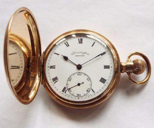 fig 1. 1930s Bravingtons Renown full hunter pocket watch
