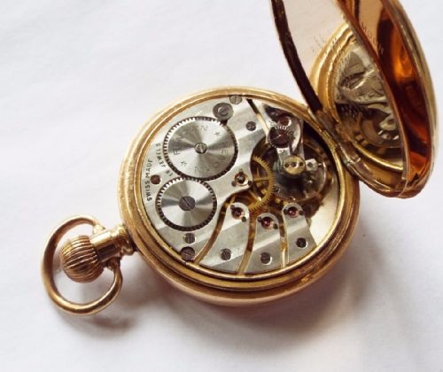fig 2. 1930s Bravingtons Renown full hunter pocket watch