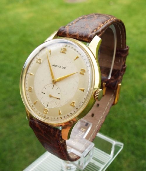 A Gents 1950s Oversized Movado Wrist Watch
