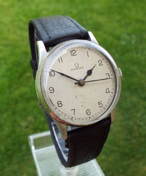 fig 1. A gents 1940s Omega wrist watch