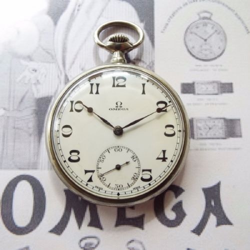 fig 1. A 1920s Omega pocket watch