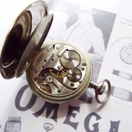fig 2. A 1920s Omega pocket watch