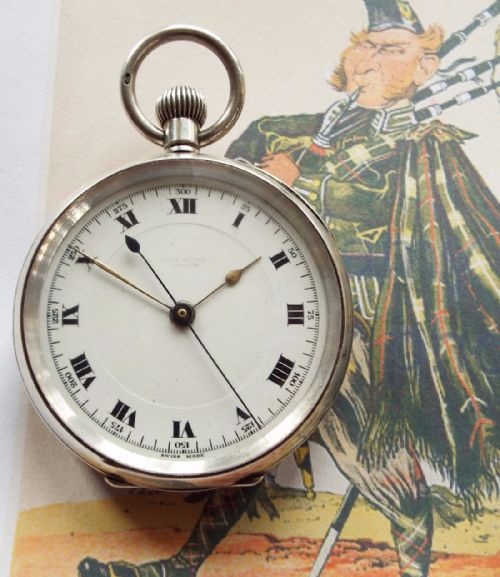 Antique Silver Pocket Watch / Chronograph, Lambhill, Glasgow
