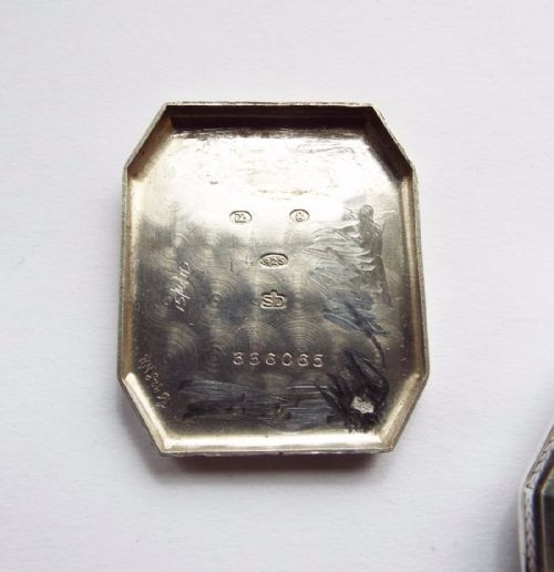 fig 2. Gents silver Art Deco wrist watch by Rotary, 1929