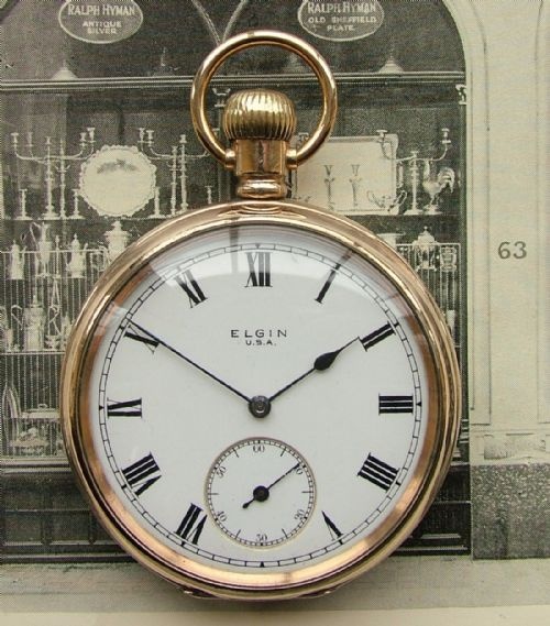 A Vintage 1920s Elgin Pocket Watch.