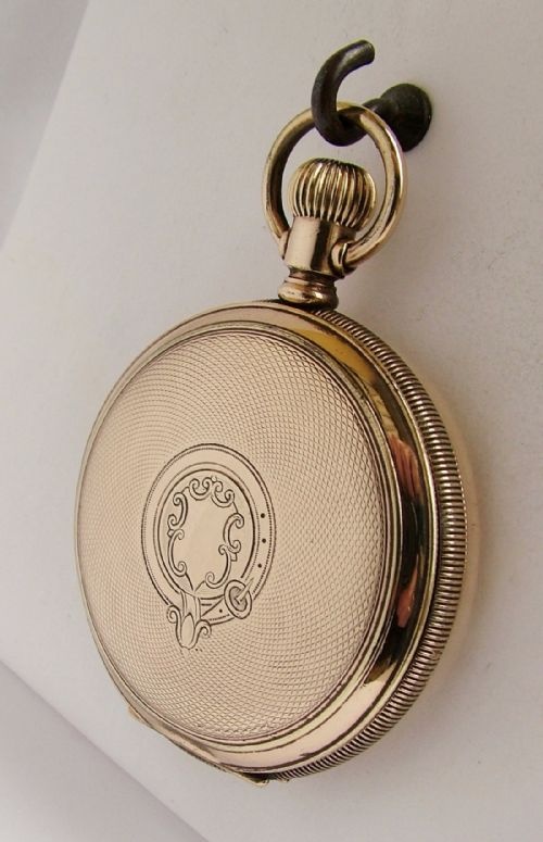 fig 1. Antique 1903 Elgin full hunter pocket watch.