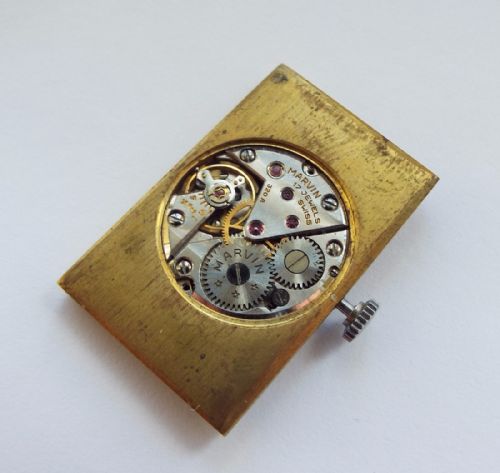fig 4. A gents large 1950s Marvin wrist watch