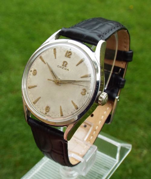 A Gents 1950s Omega Wrist Watch
