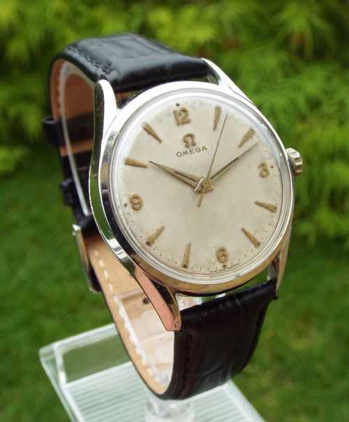 fig 1. A gents 1950s Omega wrist watch