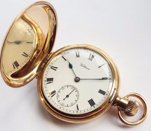 An Antique Waltham Full Hunter Pocket Watch, 1907