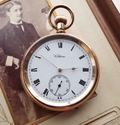 An Antique Waltham Bond Street Pocket Watch, 1906