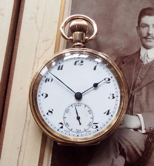An Antique Buren Grand Prix Pocket Watch