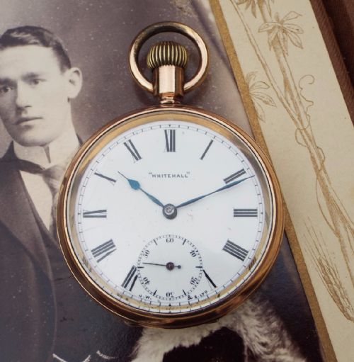 An Antique “Whitehall” Open Faced Pocket Watch