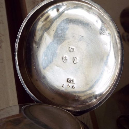fig 2. Antique Waltham private label pocket watch, 1891