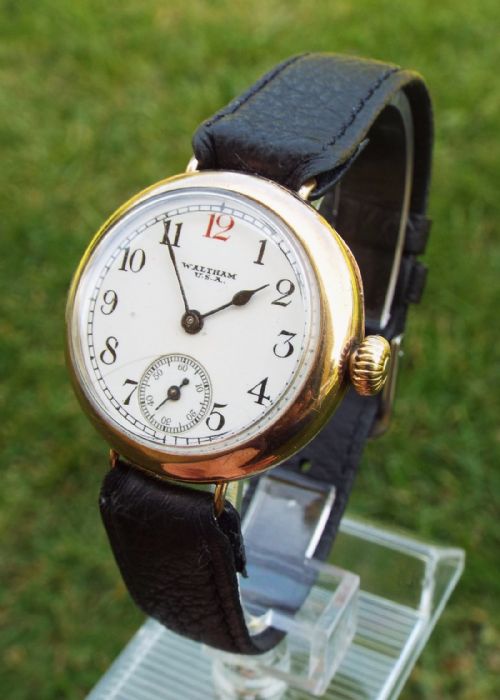 fig 1. A gents 1926 Waltham wrist watch
