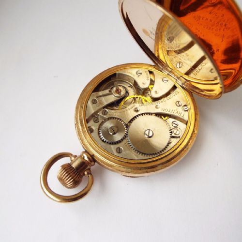 fig 1. A 1930s Record Dreadnought Trenton pocket watch