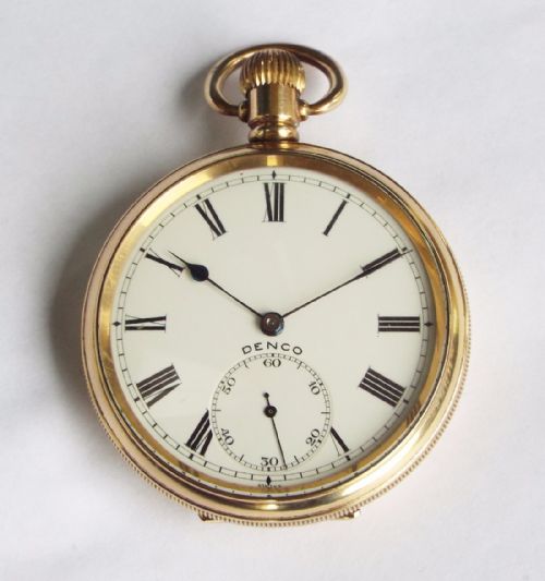 A Super 1930s High Grade Denco Pocket Watch