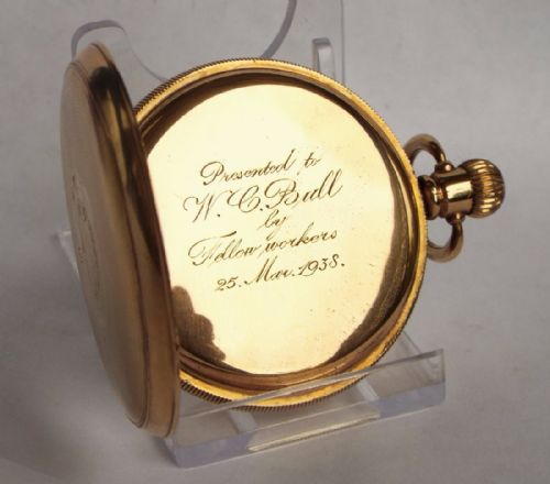 fig 1. A super 1930s high grade Denco pocket watch