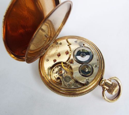 fig 2. A super 1930s high grade Denco pocket watch