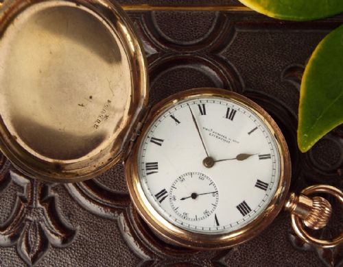 Antique Full Hunter Pocket Watch by Thomas Russell