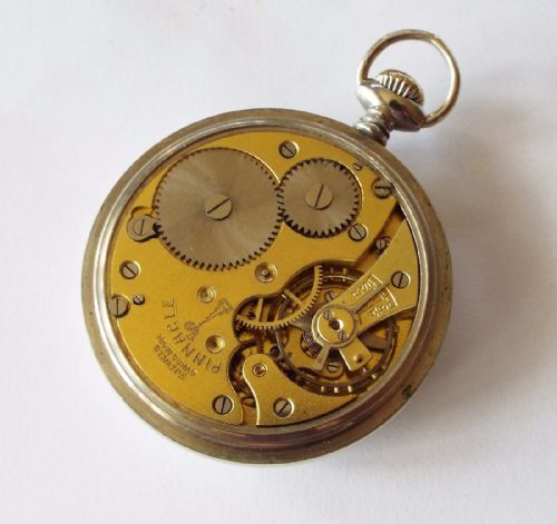 fig 2. 1920s Pinnacle pocket watch and chain, Kingwood
