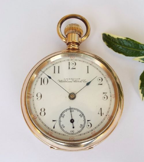An Antique Waltham Open Faced Pocket Watch