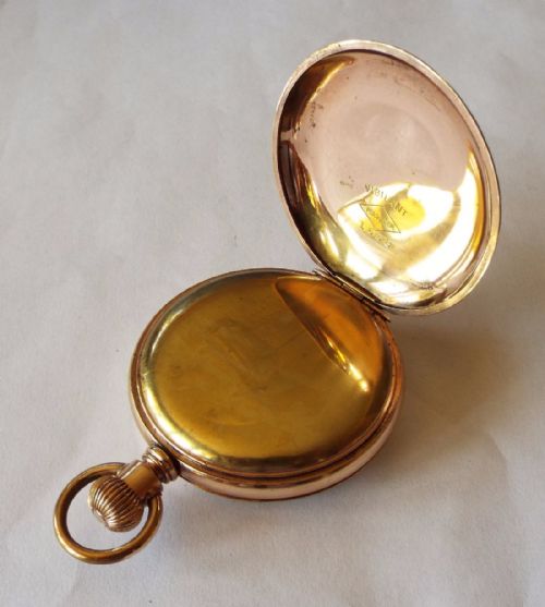 fig 2. An antique Waltham open faced pocket watch