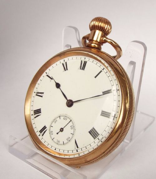 fig 1. An antique Pioneer open faced pocket watch