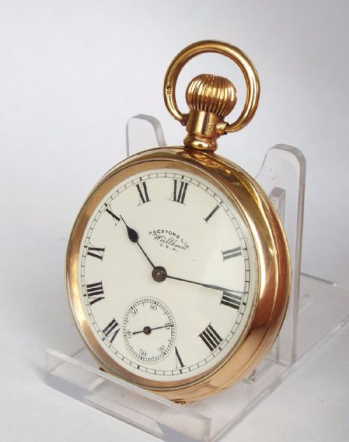 1918 Private Label Prestons Waltham Pocket Watch