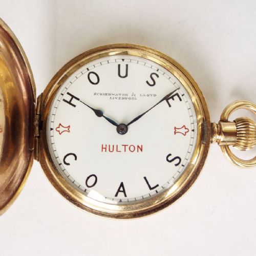 fig 1. Artox hunter pocket watch, made for Hultons Coal