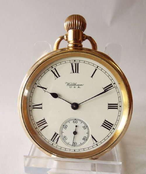 1921 Waltham Open Faced Pocket Watch