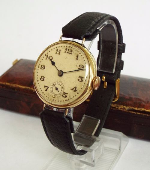 A Gents 9 Carat Gold Cyma Wrist Watch, 1934
