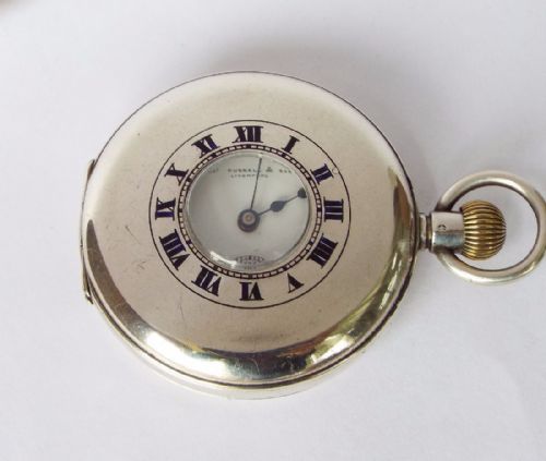 fig 2. Thomas Russell silver half hunter pocket watch