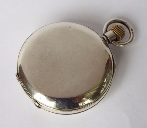 fig 3. Thomas Russell silver half hunter pocket watch