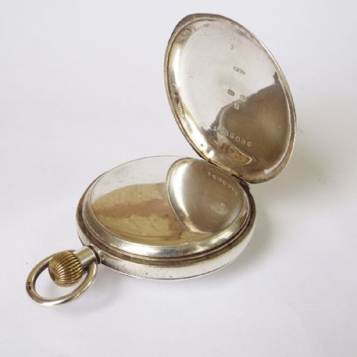 fig 4. Thomas Russell silver half hunter pocket watch