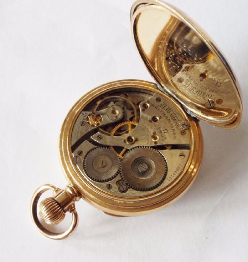 fig 2. Antique Waltham pocket watch, 1908, freemasons