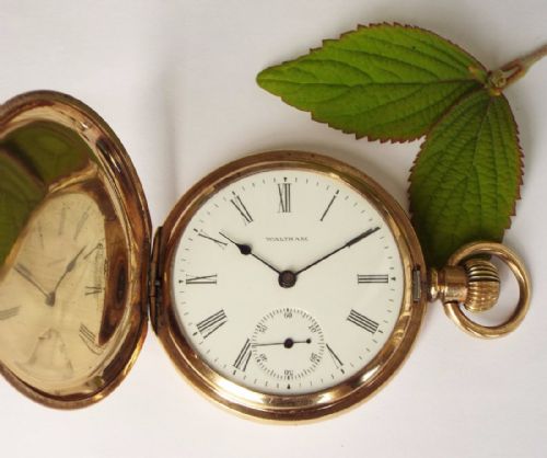 Waltham Traveler Full Hunter Pocket Watch, 1901