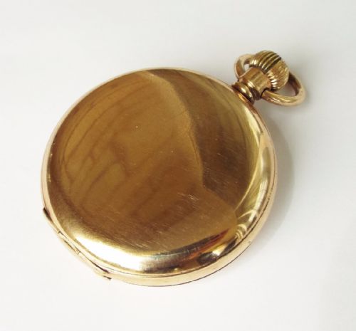 fig 2. Waltham Traveler full hunter pocket watch, 1901