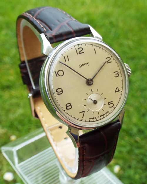 fig 1. Gents 1950s Smiths wrist watch, Made in England