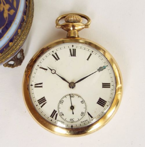 fig 1. A 1920s Cyma open faced pocket watch