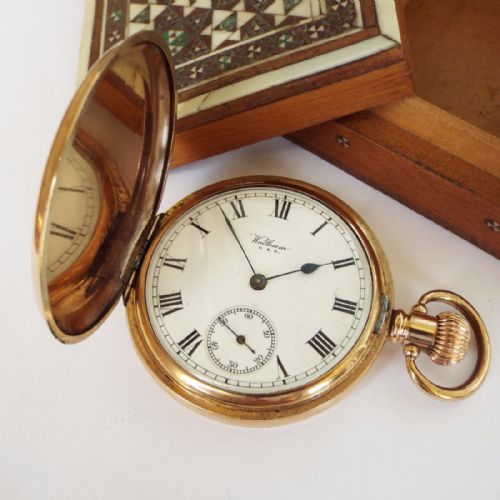 A 1920s Waltham Full Hunter Pocket Watch